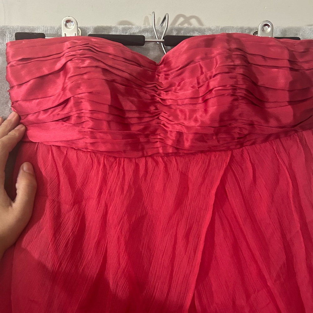 Monsoon silk strapless mini dress - Picture 3 of 14